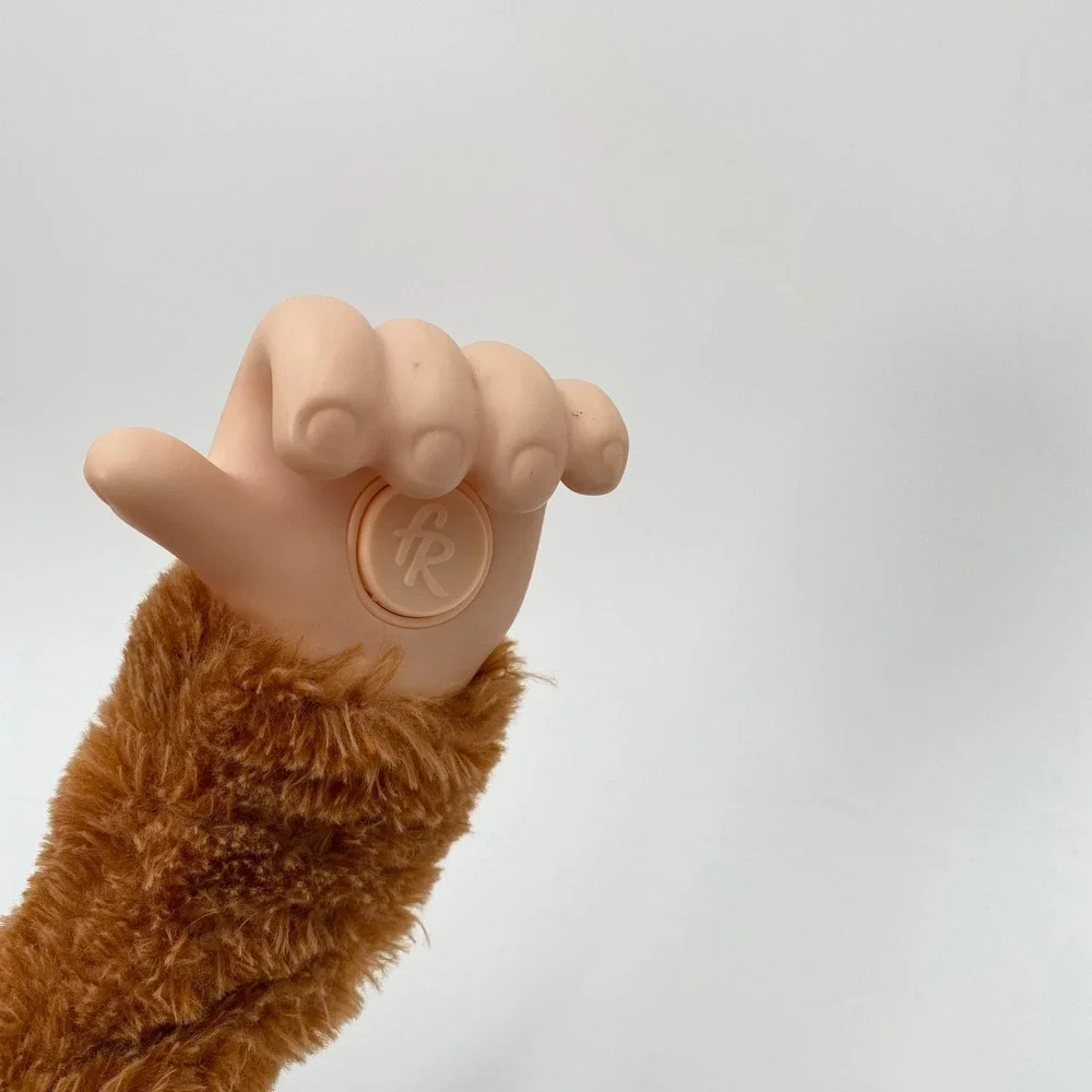 FurReal Peanut the Playful Monkey Interactive Plush Toy Hasbro 2024‎ Brown 15in